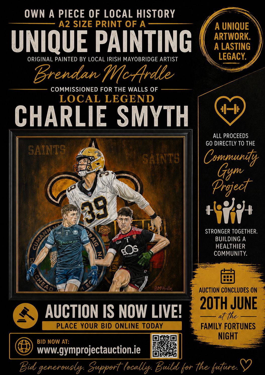 Charlie Smyth Signed Print